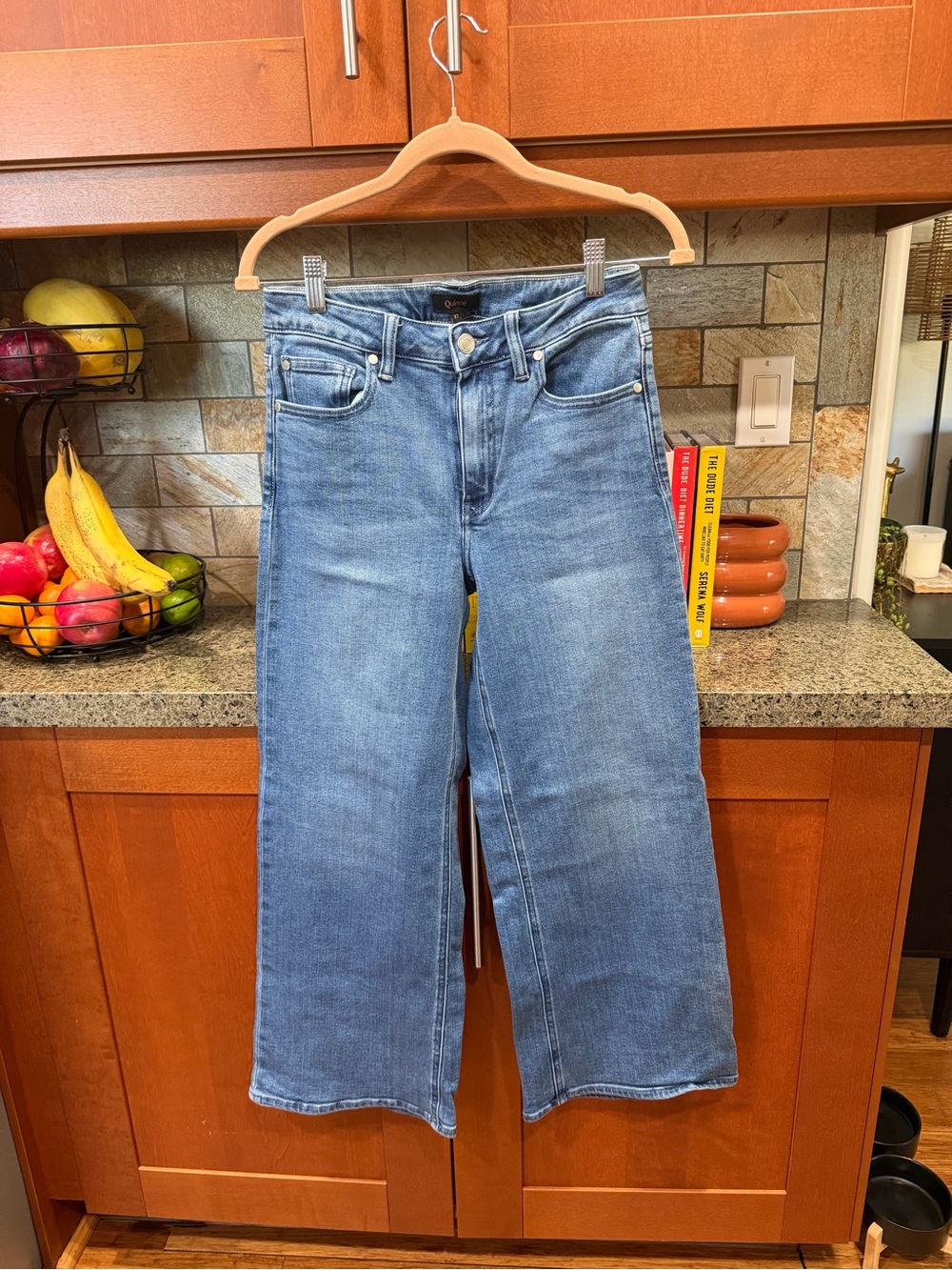 Quince Bella Stretch Wide Leg Jeans